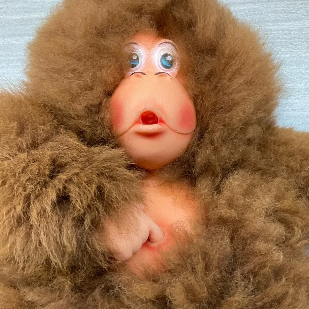 VINTAGE THUMB TOE SUCKING BELLYBUTTON‎ PICKING ULTRA SOFT MONKEY GORILLA APE